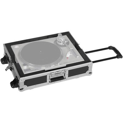 WALKASSE  Turntable Trolley Silver Flight Platine CD et Vinyles
