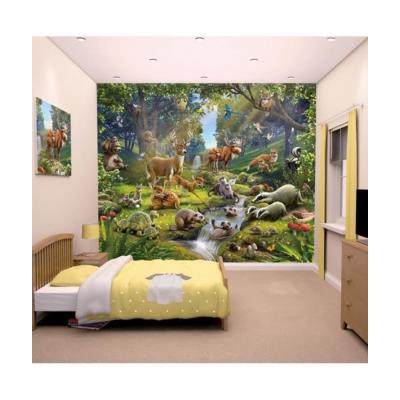  Walltastic 43060 Animaux de la For&ecirc;t Papier Peint Multicolore 245 x 300 cm