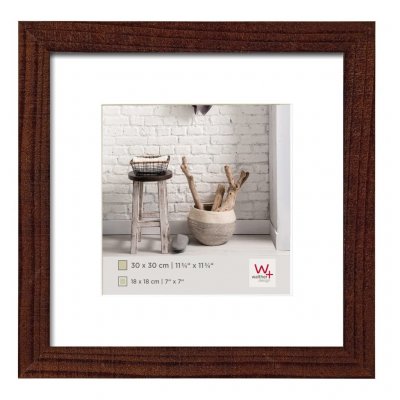 WALTHER  Design - Cadre photo Home 30x30 cm Noyer Dark brown