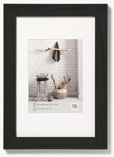 WALTHER  Design HO130B Home, cadre en bois, noir, 21 x 29,7 cm