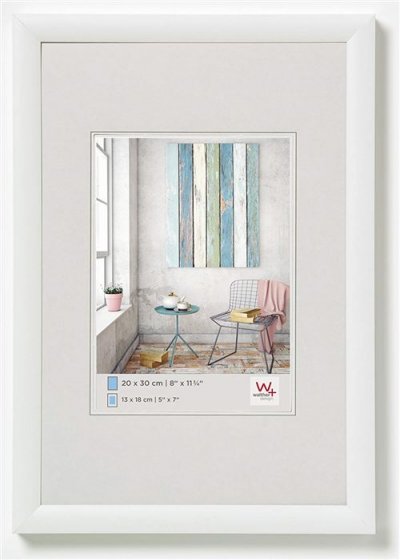 WALTHER  Design Trendstyle Cadre en plastique 040X050 blanc