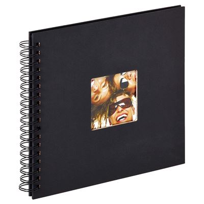 WALTHER DESIGN Walther Fun Spiral 26x25 Cm 40 Pages Photo Album Noir