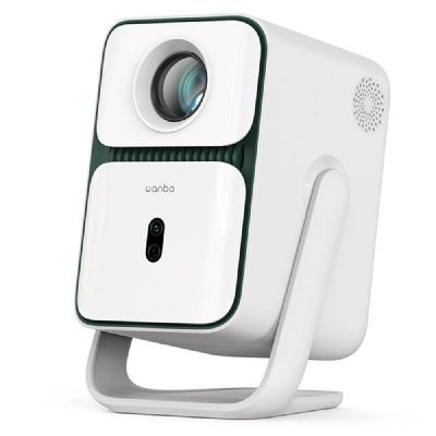 WANBO  T2 Ultra Projecteur, Android TV 11, 500 ANSI, 1080P natif, support rotatif &agrave; 120&deg;