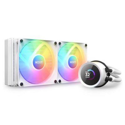 NZXT Watercooling >   Watercooling  Kraken Blanc RGB 240mm