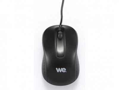 WE  - Souris - filaire - USB - noir 