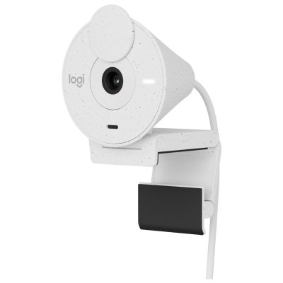 LOGITECH Webcam  Brio 300 Full HD avec micro - Blanc