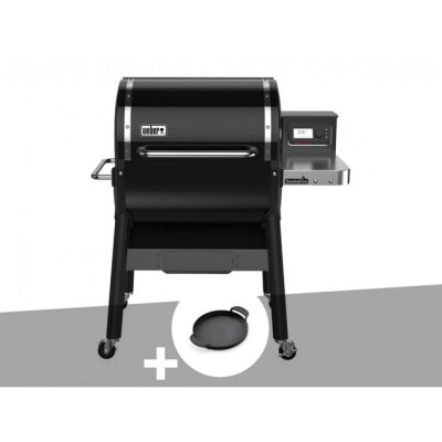 WEBER  - Barbecue &agrave; pellets Smokefire EX4 gbs + Plancha - Noir