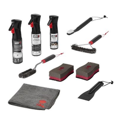 WEBER  Pack accessoires barbecue Kit de nettoyage bbq gaz inox
