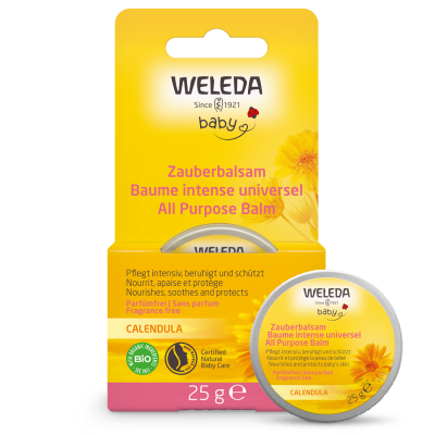 Weleda B&eacute;b&eacute; Calendula Baume Intense Universel Multi-usages Bio 25 gr