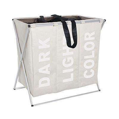 WENKO  (3440113100) beige - panier &agrave; linge trio