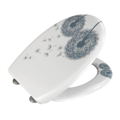 WENKO  - Abattant WC Astera - Abaissement automatique - Blanc