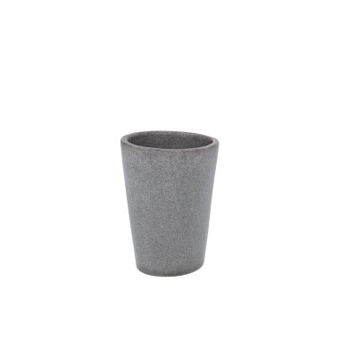 Wenko - Gobelet de salle bain design pierre Pebble - Gris stone - Pebble