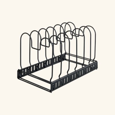 WENKO  Range po&ecirc;le, casserole et couvercle, extensible, 7 rangements