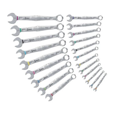 WERA  05020232001 6003 Joker 22 Set 1 Jeu de cl&eacute;s mixtes 22 pi&egrave;ces