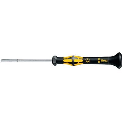 WERA  05030150001 1569 Tournevis ESD &agrave; douille, 5.0 mm x 60 mm, Noir/jaune