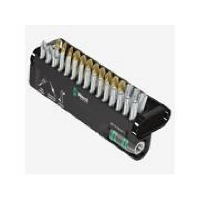 WERA  05057433001 Bit-Check 30 Wood 1, 30 pi&egrave;ces, Or/gris
