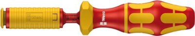 WERA  05074752001 7440 VDE Kraftform Manche dynamom&eacute;trique r&eacute;glable, 9 mm Hex, 0,3-3,5 Nm, Rouge