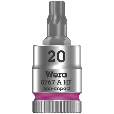 WERA  8767 A 05003364001 6 pans int&eacute;rieurs (TX) Douille-embout T 20 1/4 (6.3 mm)