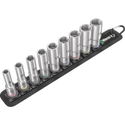 WERA  Belt B Deep 1 Jeu de douilles 3/8"", 9 pi&egrave;ces