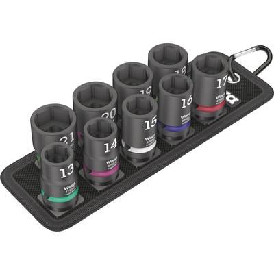 WERA  Belt C Impaktor 1 Jeu de Douilles 1/2"", 9 Pi&egrave;ces Couleur