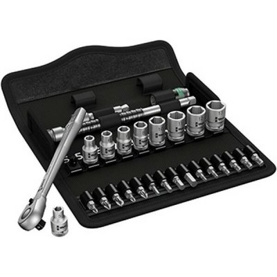 WERA  cliquet en metal zyklop switch 1 4 avec set d embouts
