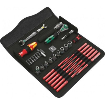 WERA  Kraftform Kompakt W1 Maintenance Set 35 Parts Multicolore