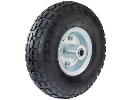 WERKA PRO  Roue gonflable axe d&eacute;port&eacute; 260x85mm Al&eacute;sage 16mm, GRIS