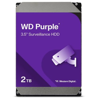 WESTERN DIGITAL  WD Purple 2TB 64MB 3.5IN SATA 6GB/S 5400 RPM