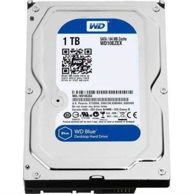 WESTERN DIGITAL  WD10EZEX Disque dur 3.5 SATA Caviar Blue Interne 1 To