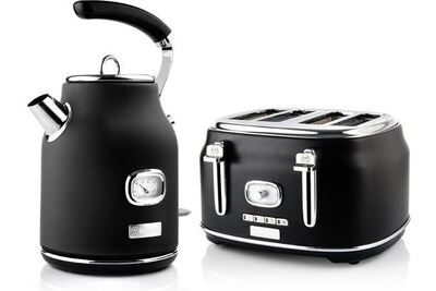WESTINGHOUSE  - Retro - Grille pain 4 fentes + Bouilloire - Noir