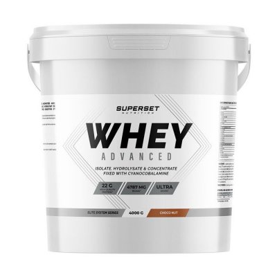 SUPERSET NUTRITION Whey prot&eacute;ine -  - 100% WHEY PROTEINE ADVANCED (4KG) - Saveur Nutella