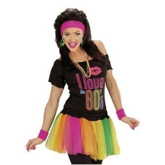 W WIDMANN MILANO PARTY FASHION Widmann Tutu Multicolore Fluo Court Femme - Color&eacute; - Taille Unique