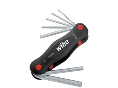 WIHA  - 6 pans int&eacute;rieurs Jeu de cl&eacute;s m&acirc;les coud&eacute;es 7 pi&egrave;ces C52192