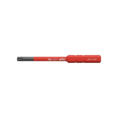 WIHA  - Lame interchangeable SlimBit electric torx t 15 x 75 mm isol&eacute; vde 35508