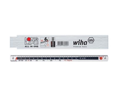 WIHA  - M&egrave;tre pliant 33232 2 m plastique D46042