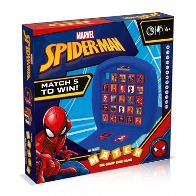 WINNING MOVES  - MATCH SPIDERMAN - Jeu de soci&eacute;t&eacute; - A partir de 4 ans -Version fran&ccedil;aise