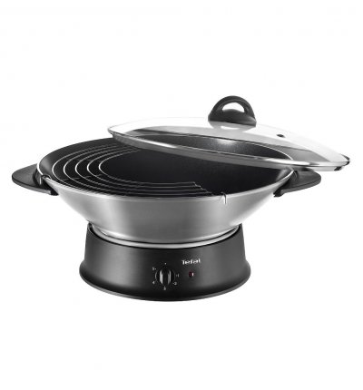 TEFAL Wok &eacute;lectrique  WO300010 SILVER