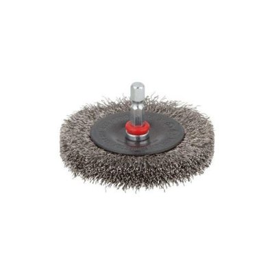 WOLFCRAFT  1 Brosse inox circulaire - &Oslash; 75 mm