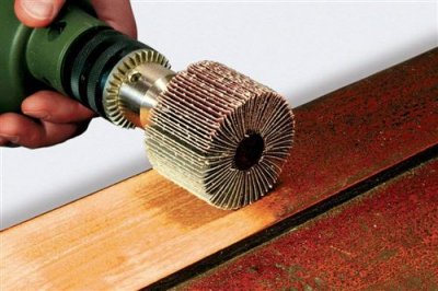 WOLFCRAFT  2036000 50 x 20mm Rotary Flap Wheel Sander with 80-Grit