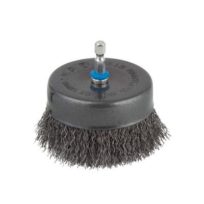 WOLFCRAFT  2109-000 Wire Cup Brush 80mm X 6mm Shank