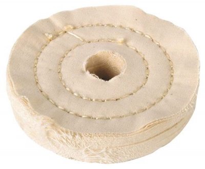 WOLFCRAFT  2146000 Polissoir coton al&eacute;sage 22,2 mm &oslash; 110 x 20 mm