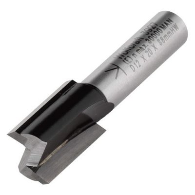 WOLFCRAFT  3927000 Fraise &agrave; rainurer CT T8 mm Diam&egrave;tre 12 x 20 mm