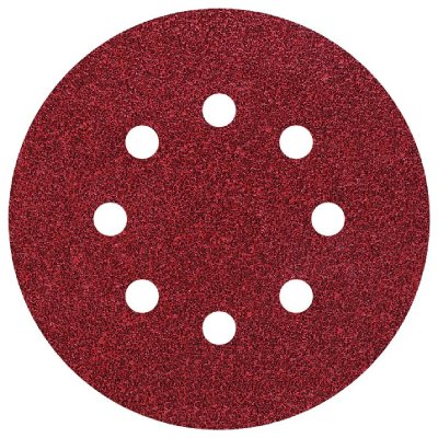 WOLFCRAFT  Grano 80 125 2070000 Adhesive Sanding Sheets 5 Units Rouge