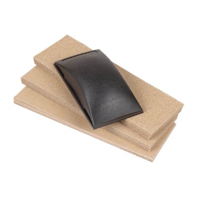 WOLFCRAFT  - Lot de pon&ccedil;age &agrave; main avec 50 patins abrasifs - 2898000