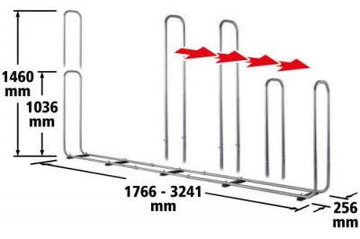 WOLFCRAFT  - stockeur de b&ucirc;ches r&eacute;glable modular 1,60m3 - 5125000