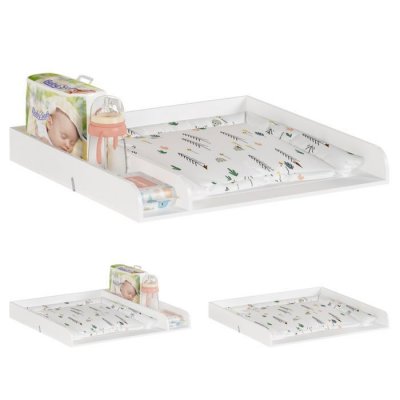 WOLTU  - Table &agrave; Langer Accessoires Blanc pour b&eacute;b&eacute; en mdf