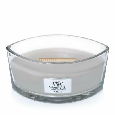 Woodwick Au Coin du Feu Bougie Parfum&eacute;e Bougie Ellipse