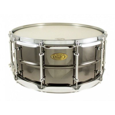 WORLDMAX  Black Dawg 14 x 8 Black Nickel Over Brass Snare Drum