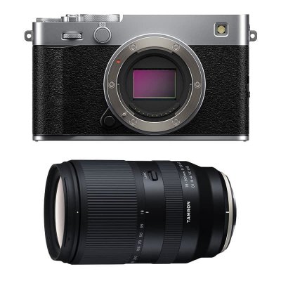 FUJIFILM X-E5 Silver + Objectif TAMRON 18-300 mm F/3,5-6,3 Di III-A VC VXD