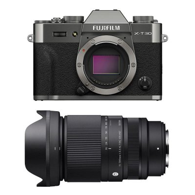 FUJIFILM X-T30 III ANTHRACITE + Objectif SIGMA 16-300 f/3.5-6.7 DC OS Contemporary